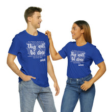 Load image into Gallery viewer, The Lord's Prayer Unisex Jersey Short Sleeve Tee