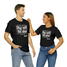 Load image into Gallery viewer, The Lord's Prayer Unisex Jersey Short Sleeve Tee