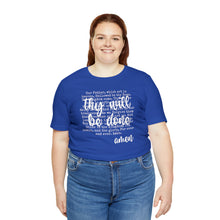 Load image into Gallery viewer, The Lord's Prayer Unisex Jersey Short Sleeve Tee