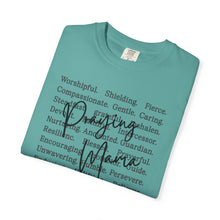 Load image into Gallery viewer, Praying Mama Shirt – Faith-Based Inspirational Graphic Tee for Women
