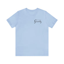 Load image into Gallery viewer, The Serenity Prayer Black Text Unisex Jersey Short Sleeve Tee