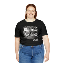 Load image into Gallery viewer, The Lord's Prayer Unisex Jersey Short Sleeve Tee
