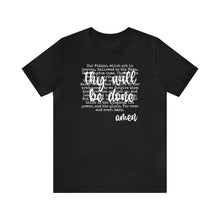 Load image into Gallery viewer, The Lord's Prayer Unisex Jersey Short Sleeve Tee
