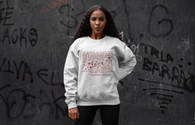 Load image into Gallery viewer, Christian Love Scripture Sweatshirt — 1 Corinthians 13 Heart Design