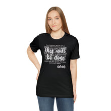Load image into Gallery viewer, The Lord's Prayer Unisex Jersey Short Sleeve Tee