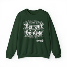 Load image into Gallery viewer, The Lord's Prayer - Thy Will Be Done Unisex Heavy Blend™ Crewneck Sweatshirt