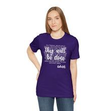 Load image into Gallery viewer, The Lord's Prayer Unisex Jersey Short Sleeve Tee