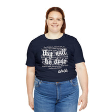 Load image into Gallery viewer, The Lord's Prayer Unisex Jersey Short Sleeve Tee