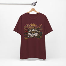 Load image into Gallery viewer, Principal Leading with Purpose Graphic T-Shirt | Inspirational School Leader Tee | Educational Administrator Gift | Principal Appreciation Shirt
