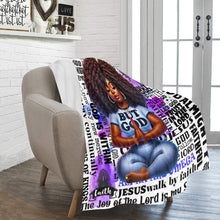 Load image into Gallery viewer, Inspirational But God Ultra-Soft Micro Fleece Blanket 50"x60"