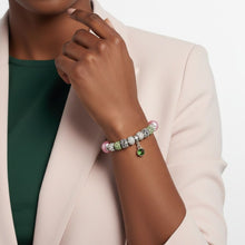 Load image into Gallery viewer, Snake Chain Pink Green Charm Women's Bracelet