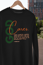 Load image into Gallery viewer, God Cares Unisex Crewneck Sweatshirt: I Peter 5:6-7 By: A. Perry