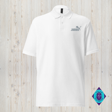 Load image into Gallery viewer, Custom White Judah Unisex Pique Polo Shirt