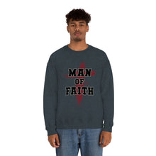 Load image into Gallery viewer, Man of Faith Unisex Heavy Blend Crewneck Sweatshirt - Perfect for Religious Apparel, Christian Gift, Comfortable and Stylish
