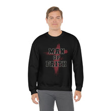 Load image into Gallery viewer, Man of Faith Unisex Heavy Blend Crewneck Sweatshirt - Perfect for Religious Apparel, Christian Gift, Comfortable and Stylish