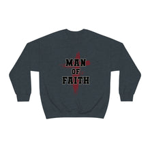 Load image into Gallery viewer, Man of Faith Unisex Heavy Blend Crewneck Sweatshirt - Perfect for Religious Apparel, Christian Gift, Comfortable and Stylish