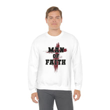 Load image into Gallery viewer, Man of Faith Unisex Heavy Blend Crewneck Sweatshirt - Perfect for Religious Apparel, Christian Gift, Comfortable and Stylish