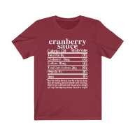 Load image into Gallery viewer, Funny Family Thanksgiving/ Christmas Dinner Nutrition Label Short-Sleeve Unisex T-Shirt