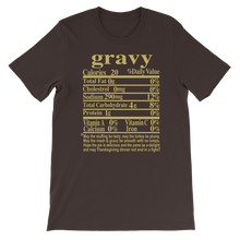 Load image into Gallery viewer, Funny Family Thanksgiving/ Christmas Dinner Nutrition Label Short-Sleeve Unisex T-Shirt