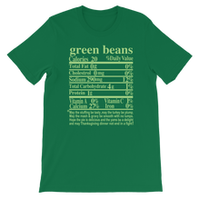 Load image into Gallery viewer, Funny Family Thanksgiving/ Christmas Dinner Nutrition Label Short-Sleeve Unisex T-Shirt