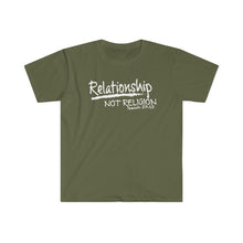 Load image into Gallery viewer, Relationship Not Religion Unisex Softstyle T-Shirt