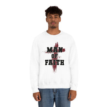 Load image into Gallery viewer, Man of Faith Unisex Heavy Blend Crewneck Sweatshirt - Perfect for Religious Apparel, Christian Gift, Comfortable and Stylish