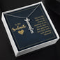 Gift for Soulmate - I Love You More With Each Passing Moment Vertical Name Necklace