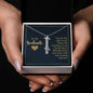 Gift for Soulmate - I Love You More With Each Passing Moment Vertical Name Necklace