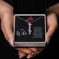 Gift for Wife - You Bring So Much Joy To My Life Vertical Name Necklace