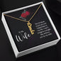 Gift for Wife - You Bring So Much Joy To My Life Vertical Name Necklace