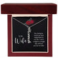 Gift for Wife - You Bring So Much Joy To My Life Vertical Name Necklace