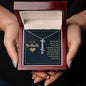 Gift for Soulmate - I Love You More With Each Passing Moment Vertical Name Necklace