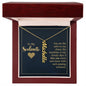 Gift for Soulmate - I Love You More With Each Passing Moment Vertical Name Necklace