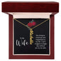 Gift for Wife - You Bring So Much Joy To My Life Vertical Name Necklace