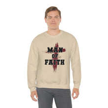Load image into Gallery viewer, Man of Faith Unisex Heavy Blend Crewneck Sweatshirt - Perfect for Religious Apparel, Christian Gift, Comfortable and Stylish