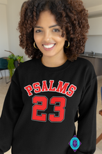 Load image into Gallery viewer, Unisex Sweatshirt with Inspiring Psalms 23 Design