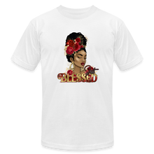 Load image into Gallery viewer, Just Blessed Unisex Jersey T-Shirt - white