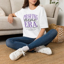Load image into Gallery viewer, Praying Mama Era T-Shirt | Christian Mom Faith Tee | Faith-Based Graphic Shirt
