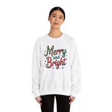 Load image into Gallery viewer, Neon Lights Merry and Bright Sweatshirt
