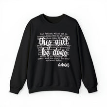 Load image into Gallery viewer, The Lord&#39;s Prayer - Thy Will Be Done Unisex Heavy Blend™ Crewneck Sweatshirt
