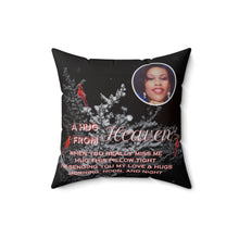 Load image into Gallery viewer, Custom Memorial Spun Polyester Square Pillow
