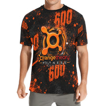 Load image into Gallery viewer, Orangetheory 600th workout Men's All Over Print Crew Neck T-Shirt
