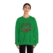 Load image into Gallery viewer, Neon Lights Merry and Bright Sweatshirt
