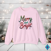 Load image into Gallery viewer, Neon Lights Merry and Bright Sweatshirt
