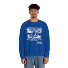 Load image into Gallery viewer, The Lord&#39;s Prayer - Thy Will Be Done Unisex Heavy Blend™ Crewneck Sweatshirt

