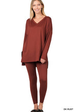 Load image into Gallery viewer, Brushed DTY Microfiber Loungewear Set

