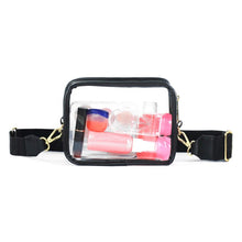 Load image into Gallery viewer, Clear Square Stadium Sling Bag Crossbody Strap
