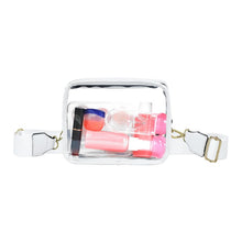 Load image into Gallery viewer, Clear Square Stadium Sling Bag Crossbody Strap
