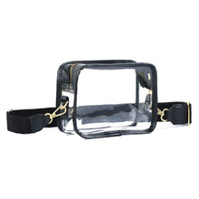 Load image into Gallery viewer, Clear Square Stadium Sling Bag Crossbody Strap
