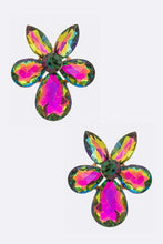 Load image into Gallery viewer, Crystal Flower Iconic Earrings
